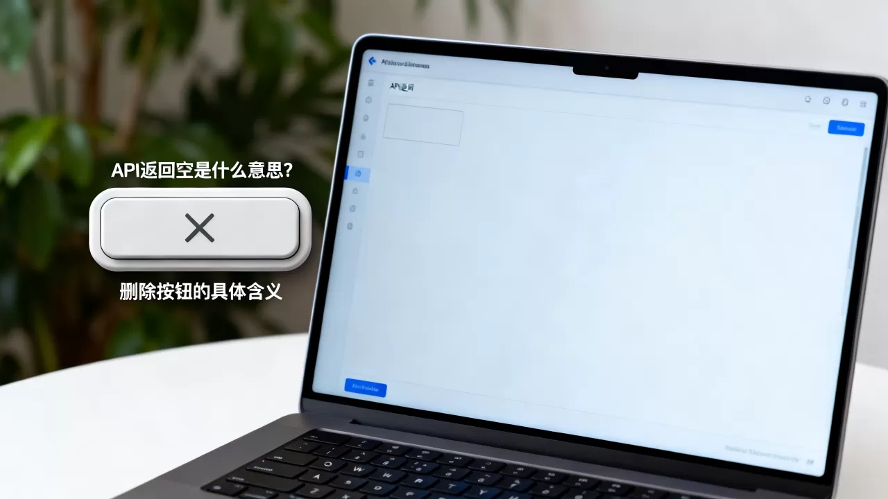 API返回空是什么意思?删除按钮的具体含义 API返回空是什么意思?删除按钮的具体含义