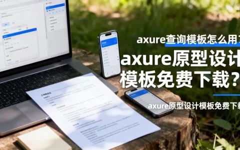 axure查询模板怎么用？axure原型设计模板免费下载