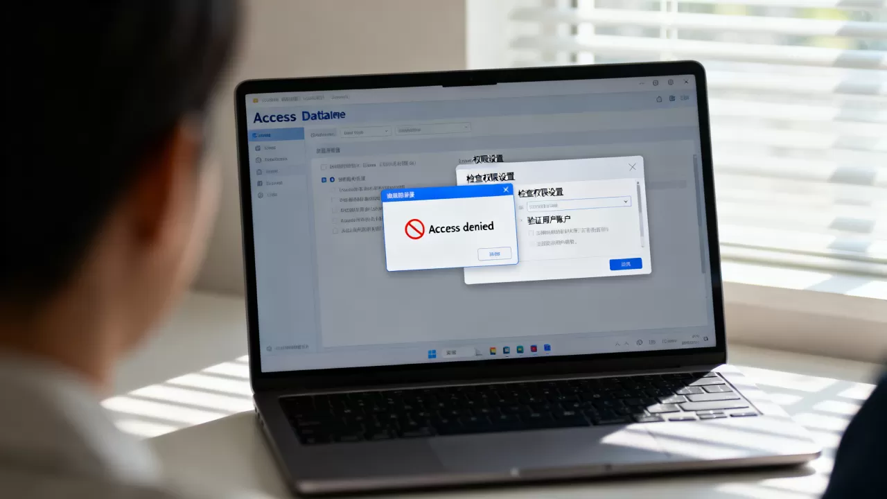 为什么连接Access数据库报错Access denied?如何修复数据库连接权限问题 为什么连接Access数据库报错Access denied?如何修复数据库连接权限问题