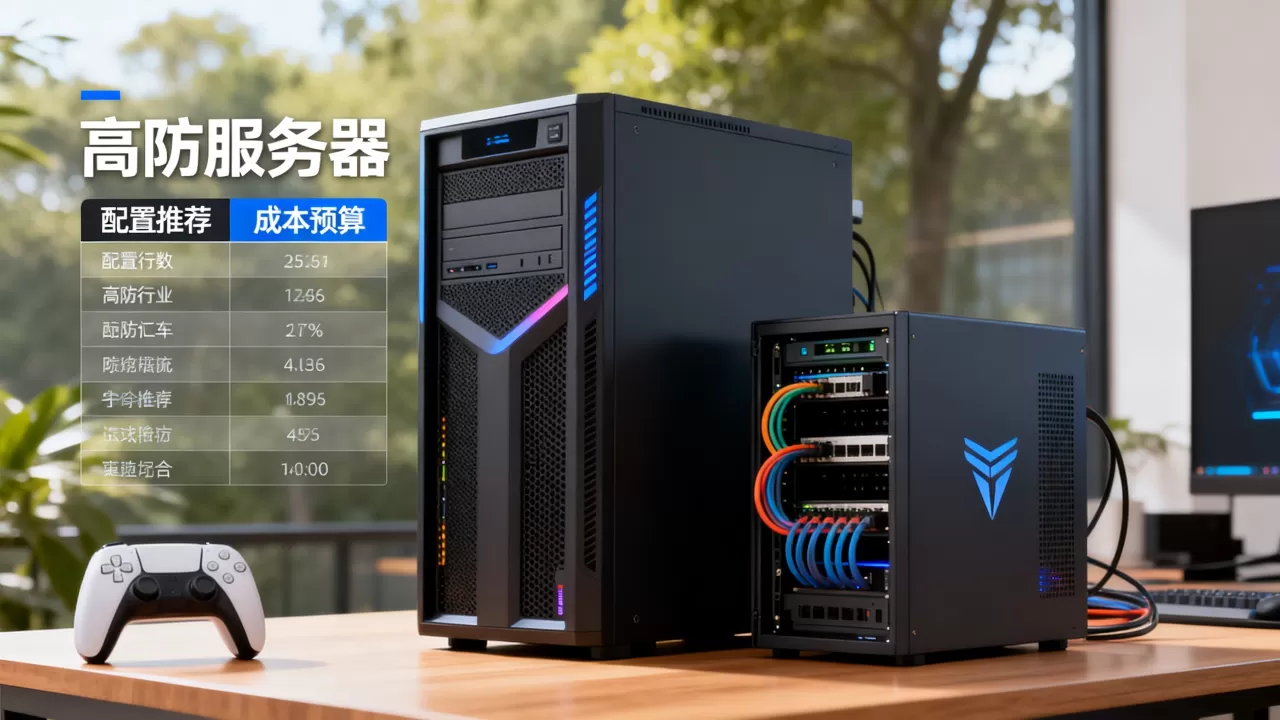 游戏行业高防服务器成本预算多少？高防服务器价格及配置推荐