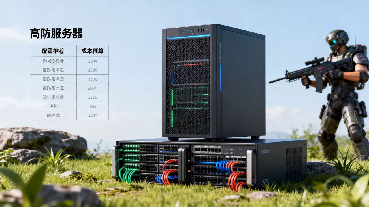 游戏行业高防服务器成本预算多少？高防服务器价格及配置推荐