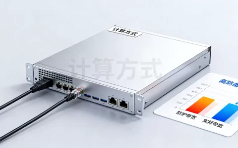 高防服务器防护带宽和实际带宽有什么区别？高防服务器带宽怎么算