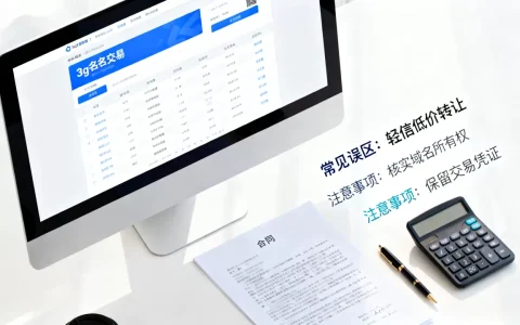3g域名交易有哪些常见误区？3g域名交易需要注意什么