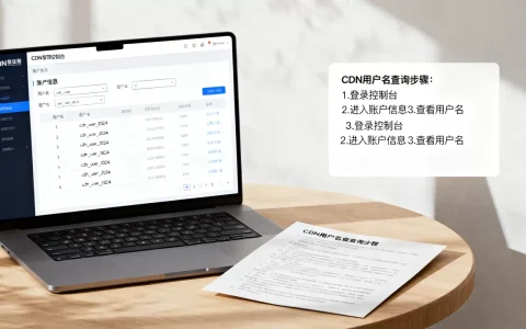 如何查找CDN用户名？cdn用户名怎么找