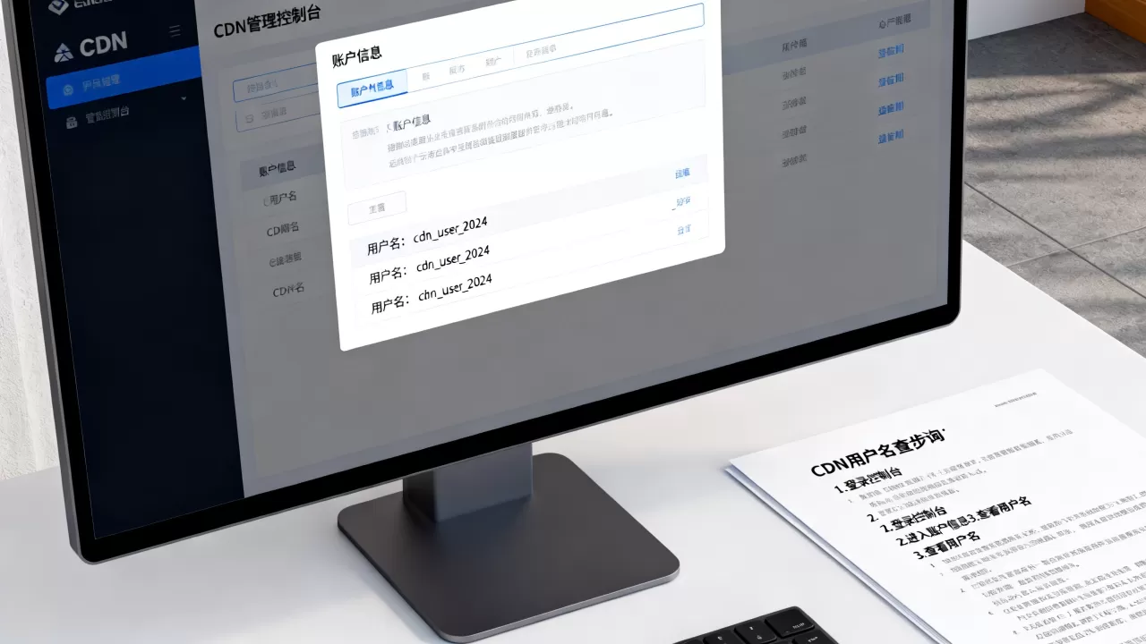 如何查找CDN用户名?cdn用户名怎么找 如何查找CDN用户名?cdn用户名怎么找