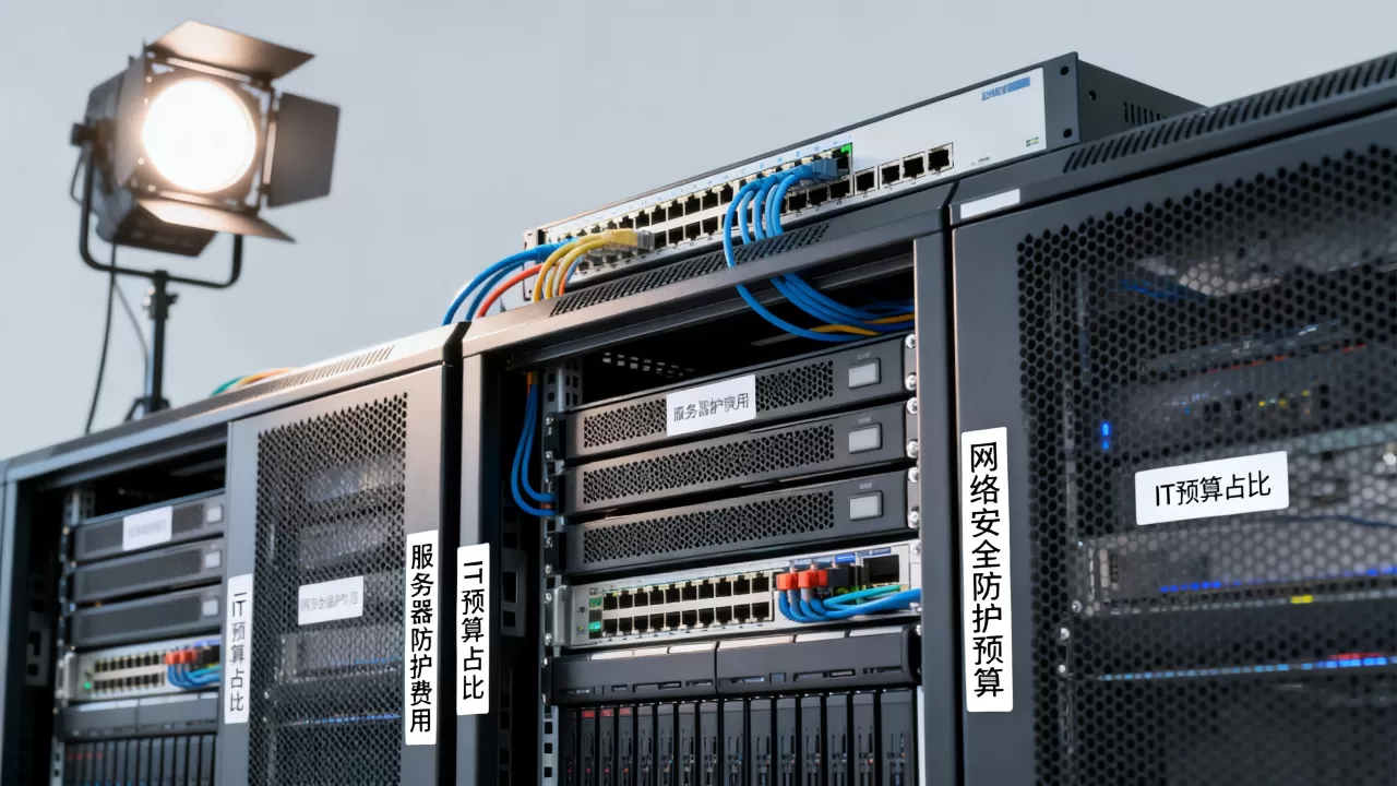 服务器防护费用占IT预算多少合适?企业网络安全防护预算占比 服务器防护费用占IT预算多少合适?企业网络安全防护预算占比