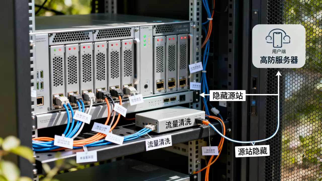 高防服务器如何隐藏源站?高防服务器源站隐藏原理 高防服务器如何隐藏源站?高防服务器源站隐藏原理