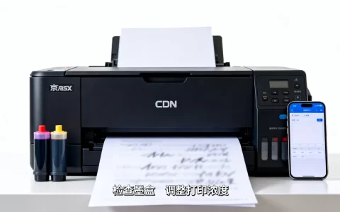 京瓷CDN打印很淡怎么办？打印机打印字迹模糊不清