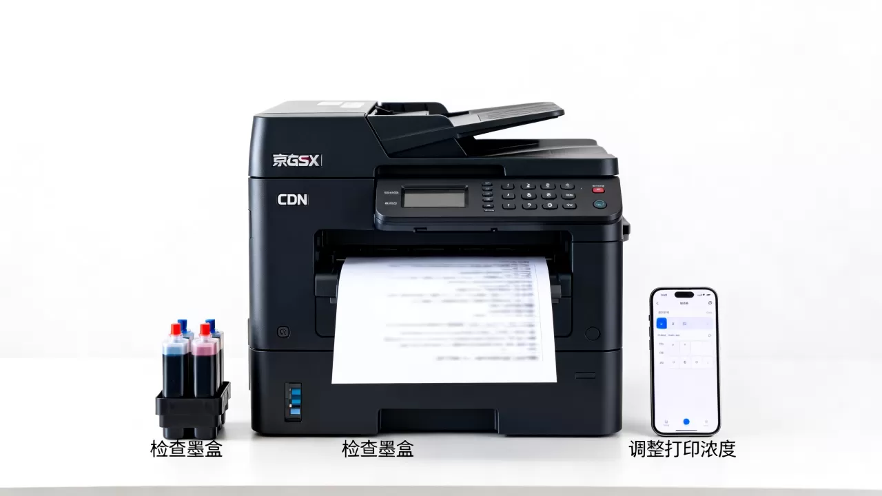 京瓷CDN打印很淡怎么办?打印机打印字迹模糊不清 京瓷CDN打印很淡怎么办?打印机打印字迹模糊不清