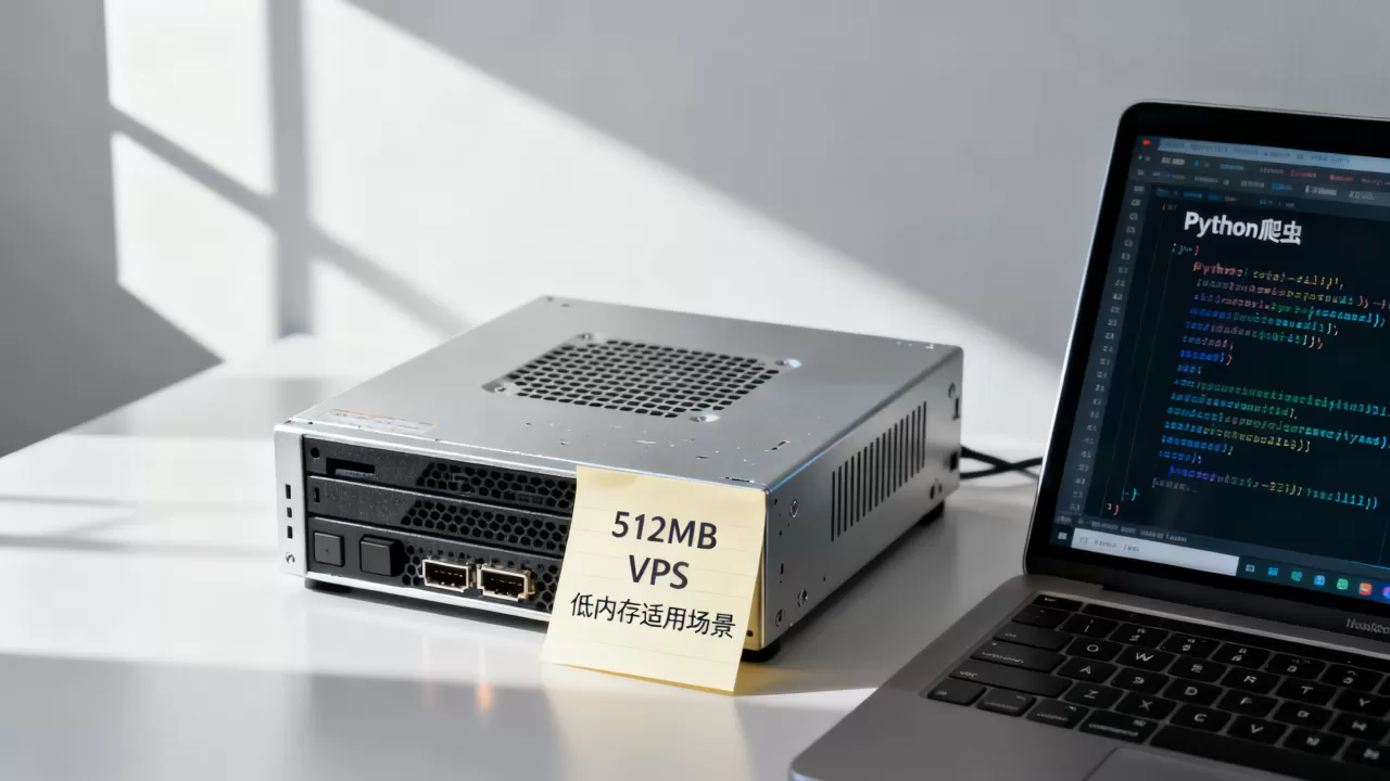 512MB VPS跑Python爬虫卡吗？低内存VPS适合做什么