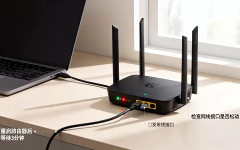 电脑路由器没网络连接不上怎么办啊？路由器重启后仍无法上网