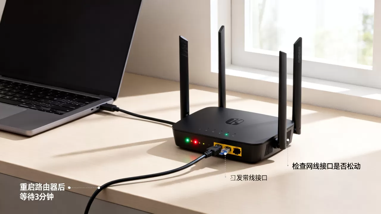 电脑路由器没网络连接不上怎么办啊?路由器重启后仍无法上网 电脑路由器没网络连接不上怎么办啊?路由器重启后仍无法上网