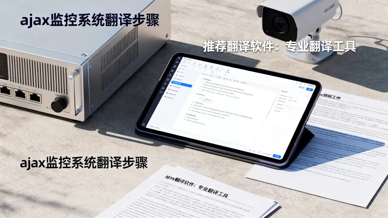 ajax监控系统外文翻译怎么做？文本翻译软件推荐