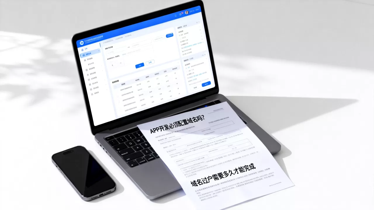 APP开发必须配置域名吗？域名过户需要多久才能完成