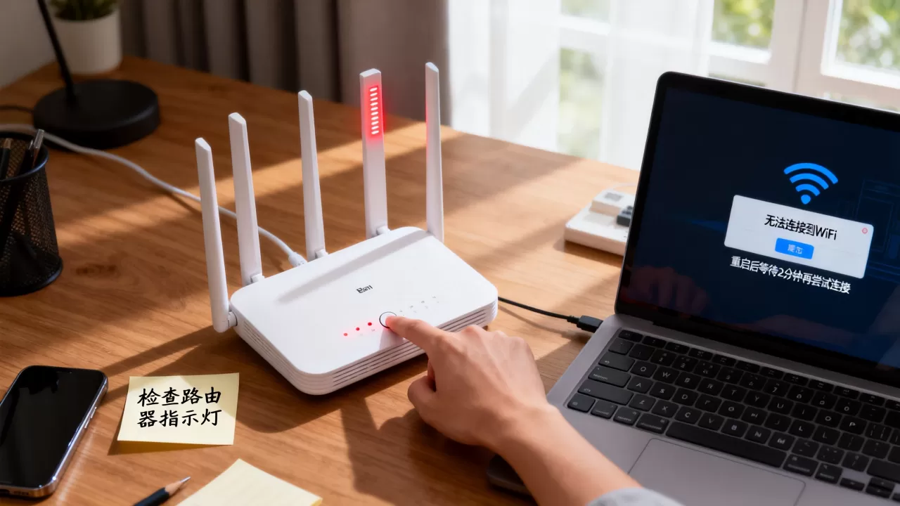 电脑路由器关了没网络怎么办?路由器重启后无法连接WiFi 电脑路由器关了没网络怎么办?路由器重启后无法连接WiFi