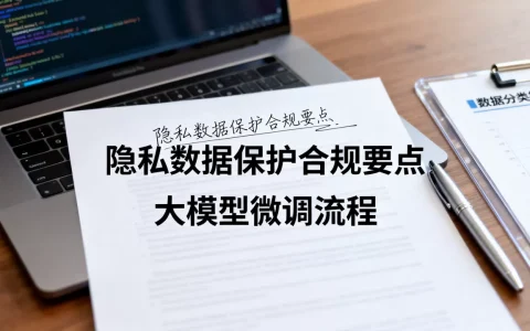 大模型隐私领域微调怎么做？隐私数据保护合规方案