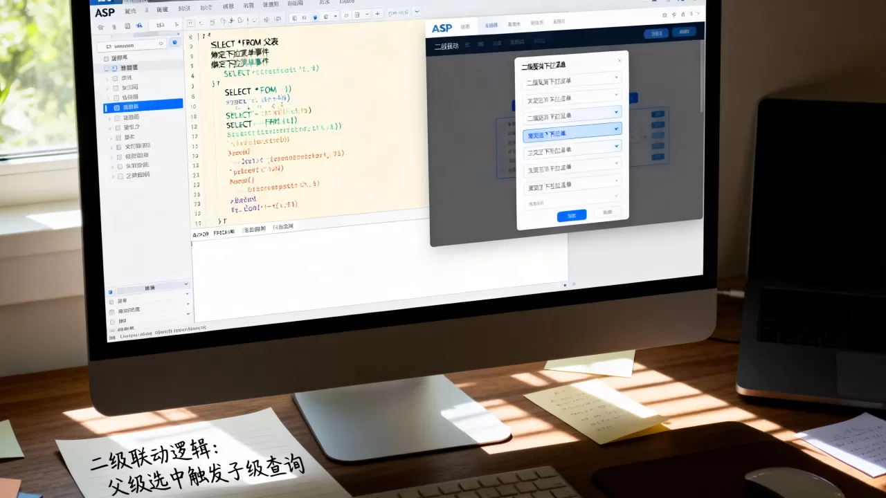 ASP二级联动数据库怎么做?ASP二级联动下拉菜单代码 ASP二级联动数据库怎么做?ASP二级联动下拉菜单代码