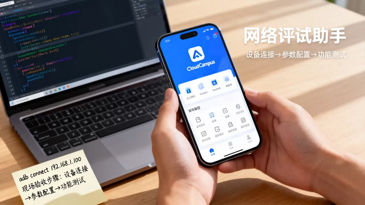 安卓网络调试助手代码怎么写?CloudCampus APP现场验收教程 安卓网络调试助手代码怎么写?CloudCampus APP现场验收教程