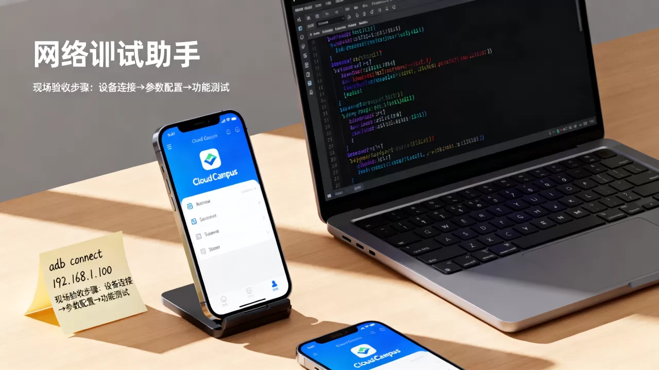 安卓网络调试助手代码怎么写?CloudCampus APP现场验收教程 安卓网络调试助手代码怎么写?CloudCampus APP现场验收教程