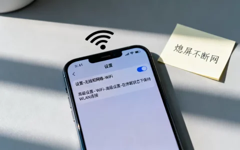 手机一关屏幕就断网怎么办？手机熄屏后自动断开WiFi解决方法