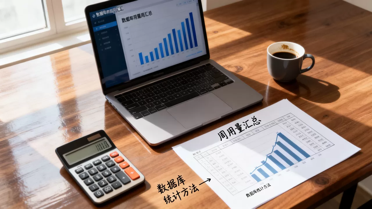 按周汇总数据库用量?数据库用量统计方法 按周汇总数据库用量?数据库用量统计方法