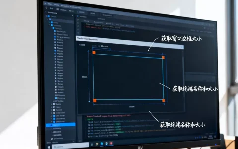 如何获取窗口边框大小？获取终端名称和大小