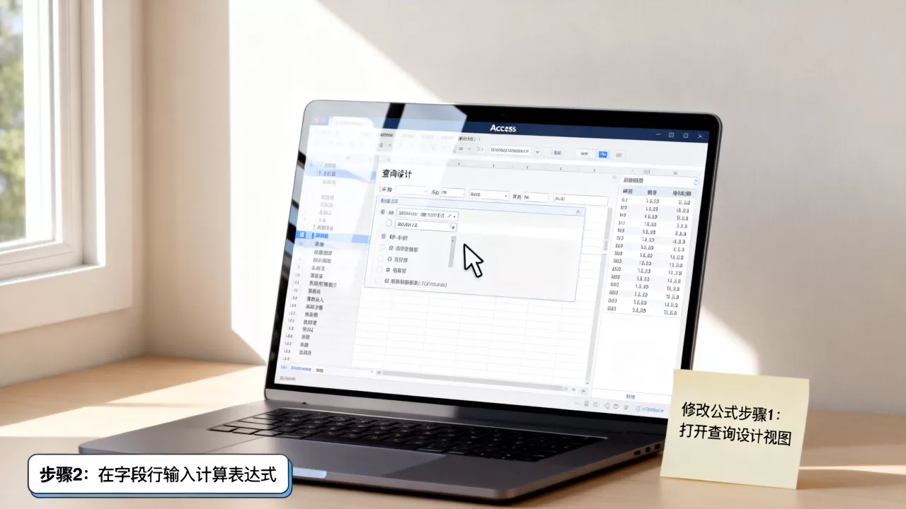Access数据库修改公式怎么操作?Access数据库公式计算教程 Access数据库修改公式怎么操作?Access数据库公式计算教程