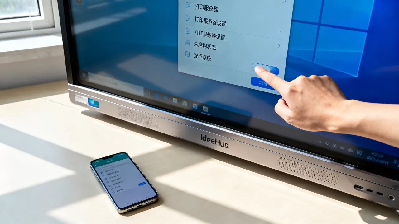 安卓未启用打印服务器怎么办?IdeaHub Board设备安卓设置教程 安卓未启用打印服务器怎么办?IdeaHub Board设备安卓设置教程