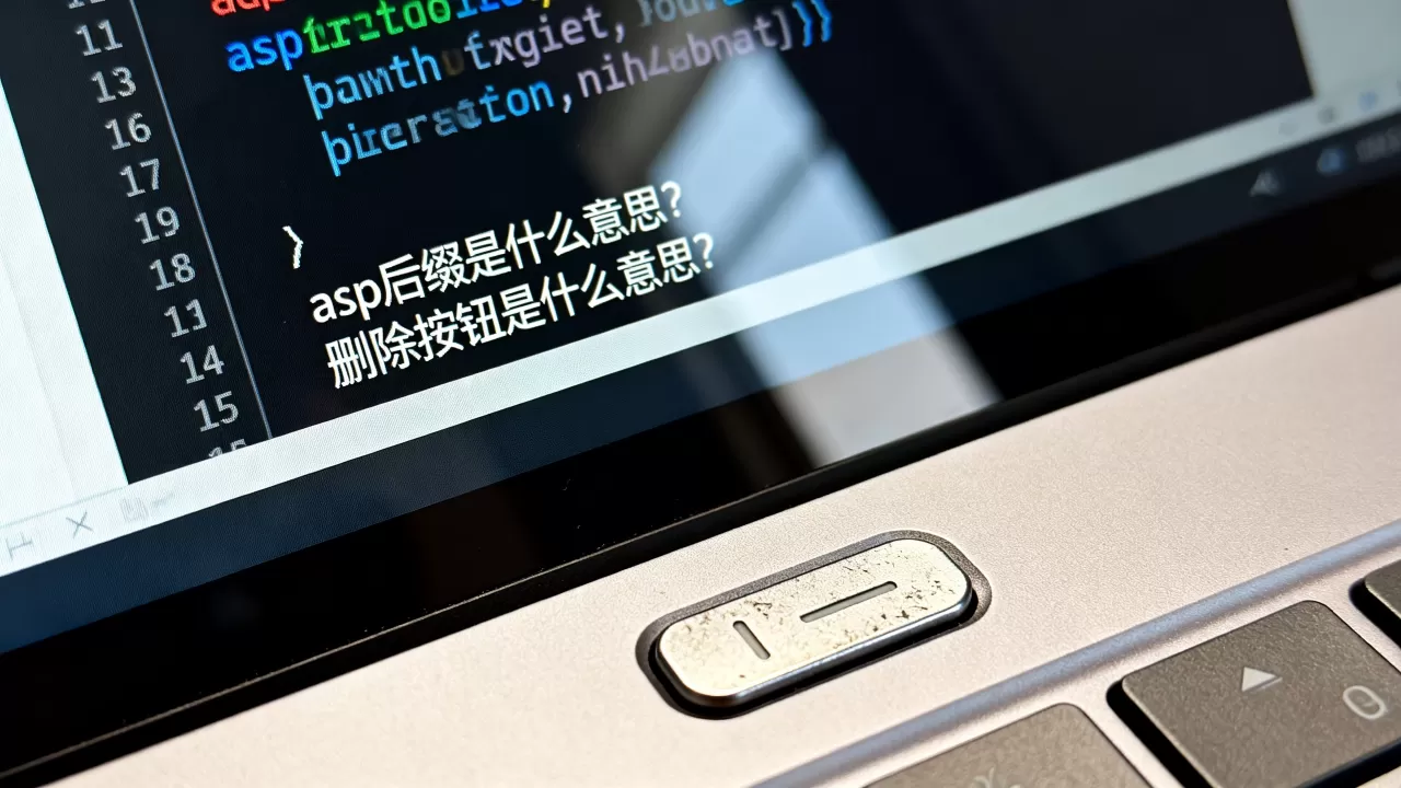 asp后缀是什么意思？删除按钮是什么意思