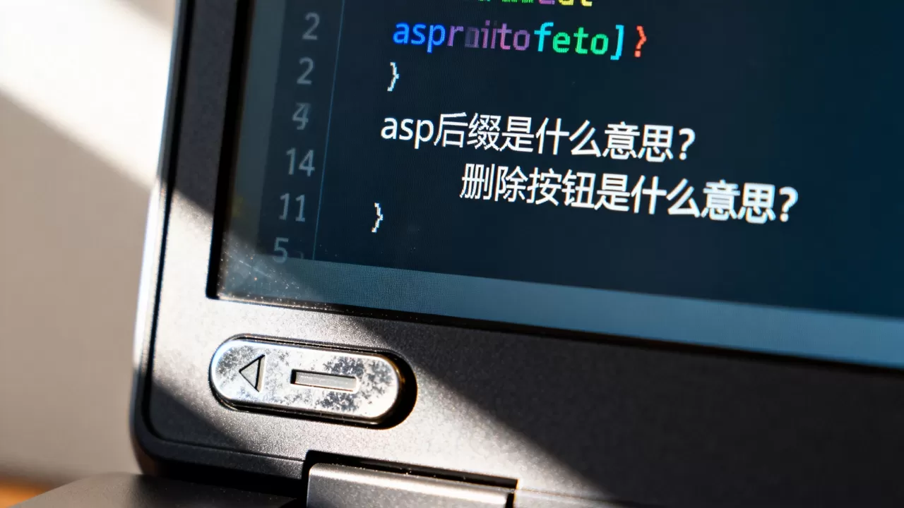 asp后缀是什么意思？删除按钮是什么意思