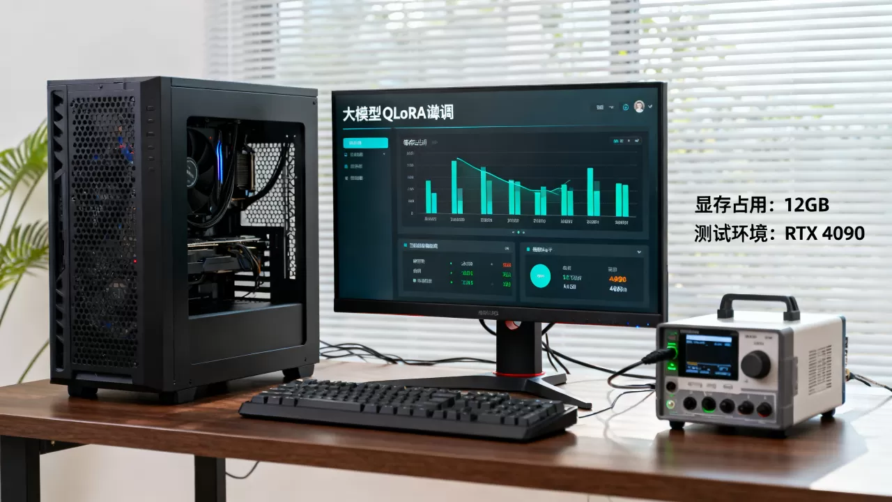 大模型QLoRA微调显存占用实测 大模型QLoRA微调显存占用实测