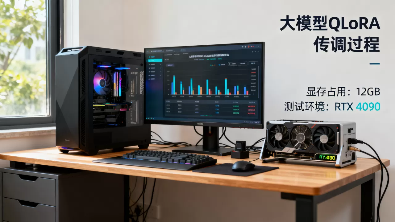 大模型QLoRA微调显存占用实测 大模型QLoRA微调显存占用实测