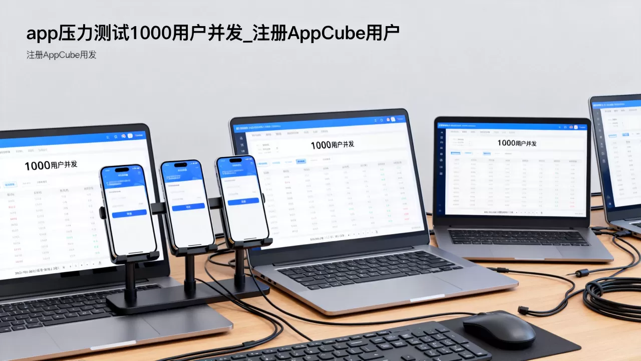 app压力测试1000用户并发_注册AppCube用户