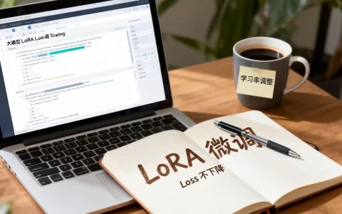 大模型LoRA微调Loss不下降怎么办，如何调整学习率解决