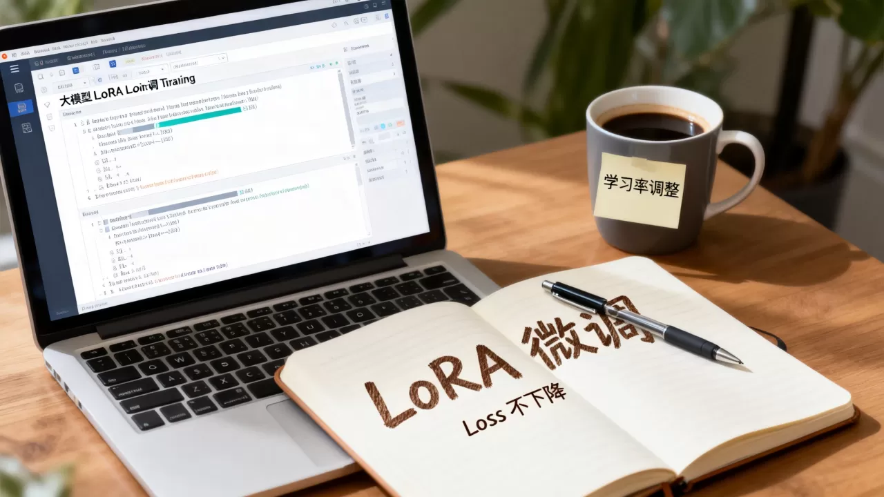 大模型LoRA微调Loss不下降怎么办,如何调整学习率解决 大模型LoRA微调Loss不下降怎么办,如何调整学习率解决