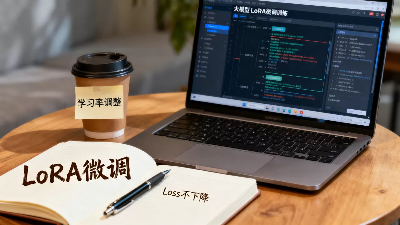 大模型LoRA微调Loss不下降怎么办,如何调整学习率解决 大模型LoRA微调Loss不下降怎么办,如何调整学习率解决