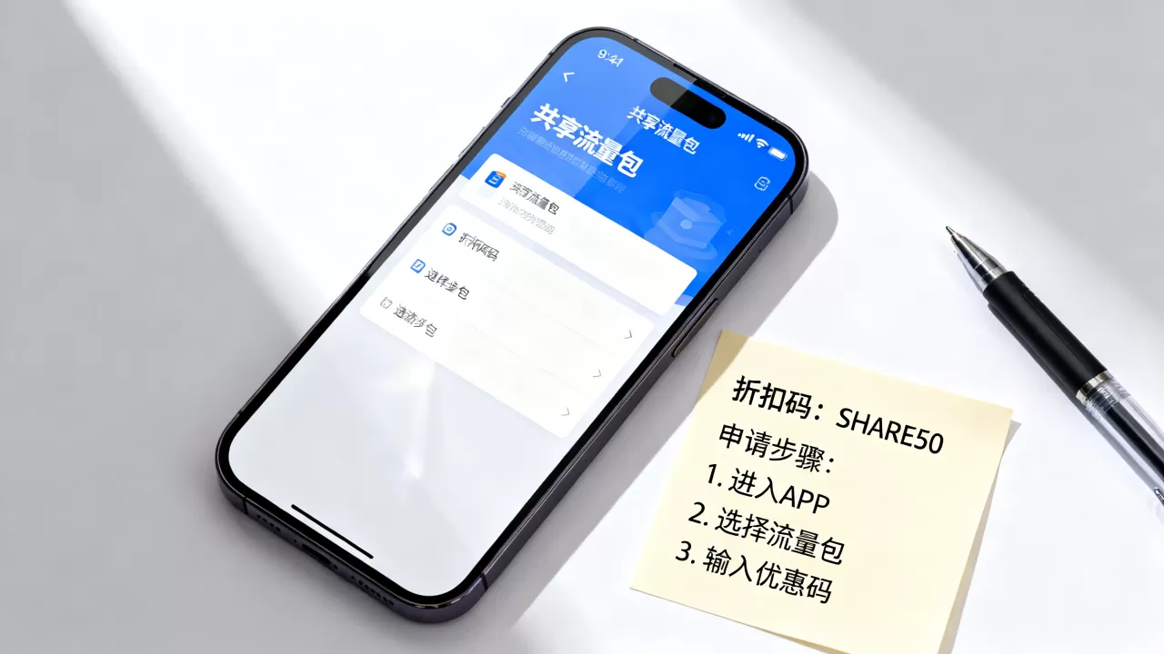 共享流量包有折扣码吗？办理流量包优惠怎么申请