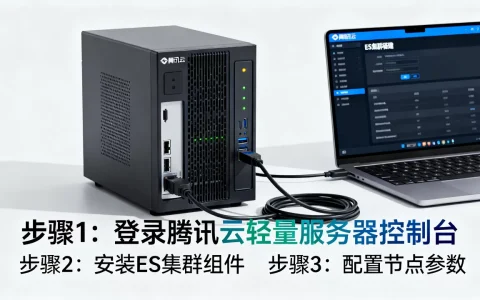 腾讯云轻量服务器怎么搭建ES集群？es集群搭建教程