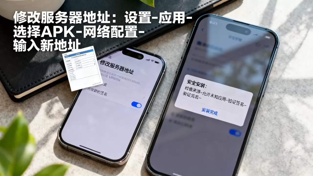 apk修改服务器地址怎么操作？如何安全安装apk文件
