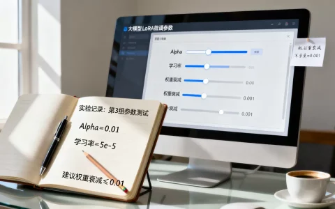 大模型LoRA微调Alpha怎么设？学习率与权重衰减如何选择