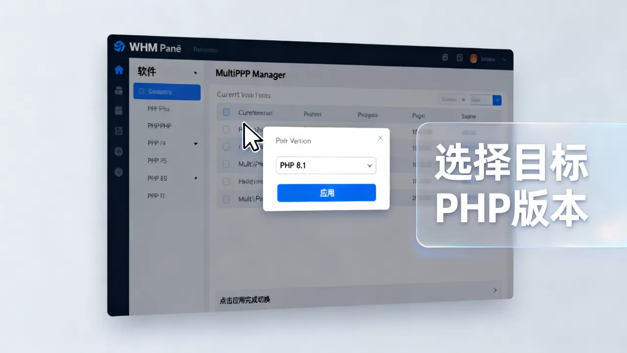WHM面板怎么修改PHP版本?如何切换PHP版本 WHM面板怎么修改PHP版本?如何切换PHP版本