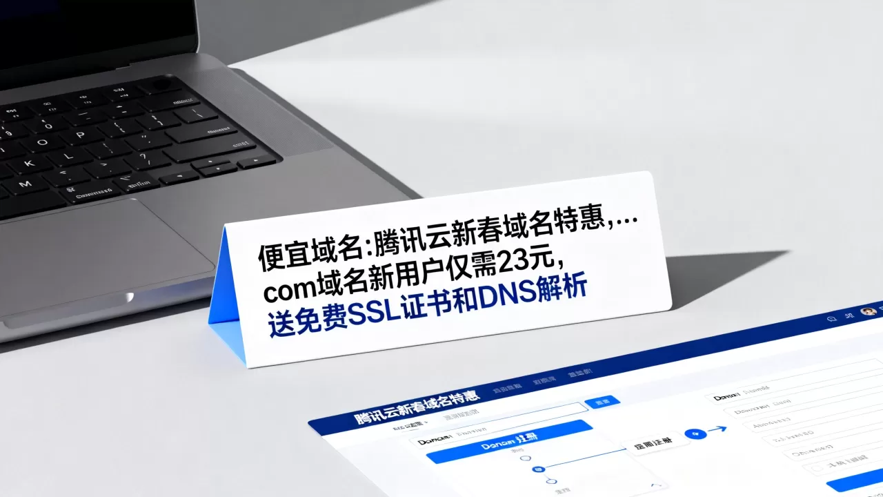 便宜域名:腾讯云新春域名特惠,.com域名新用户仅需23元,送免费SSL证书和DNS解析 便宜域名:腾讯云新春域名特惠,.com域名新用户仅需23元,送免费SSL证书和DNS解析