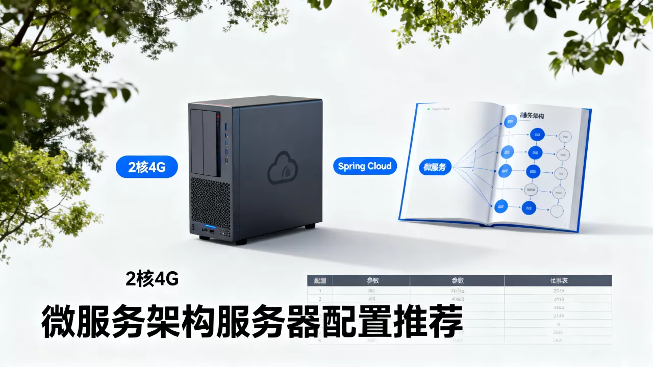 2核4G云服务器能跑Spring Cloud吗，微服务架构服务器配置推荐