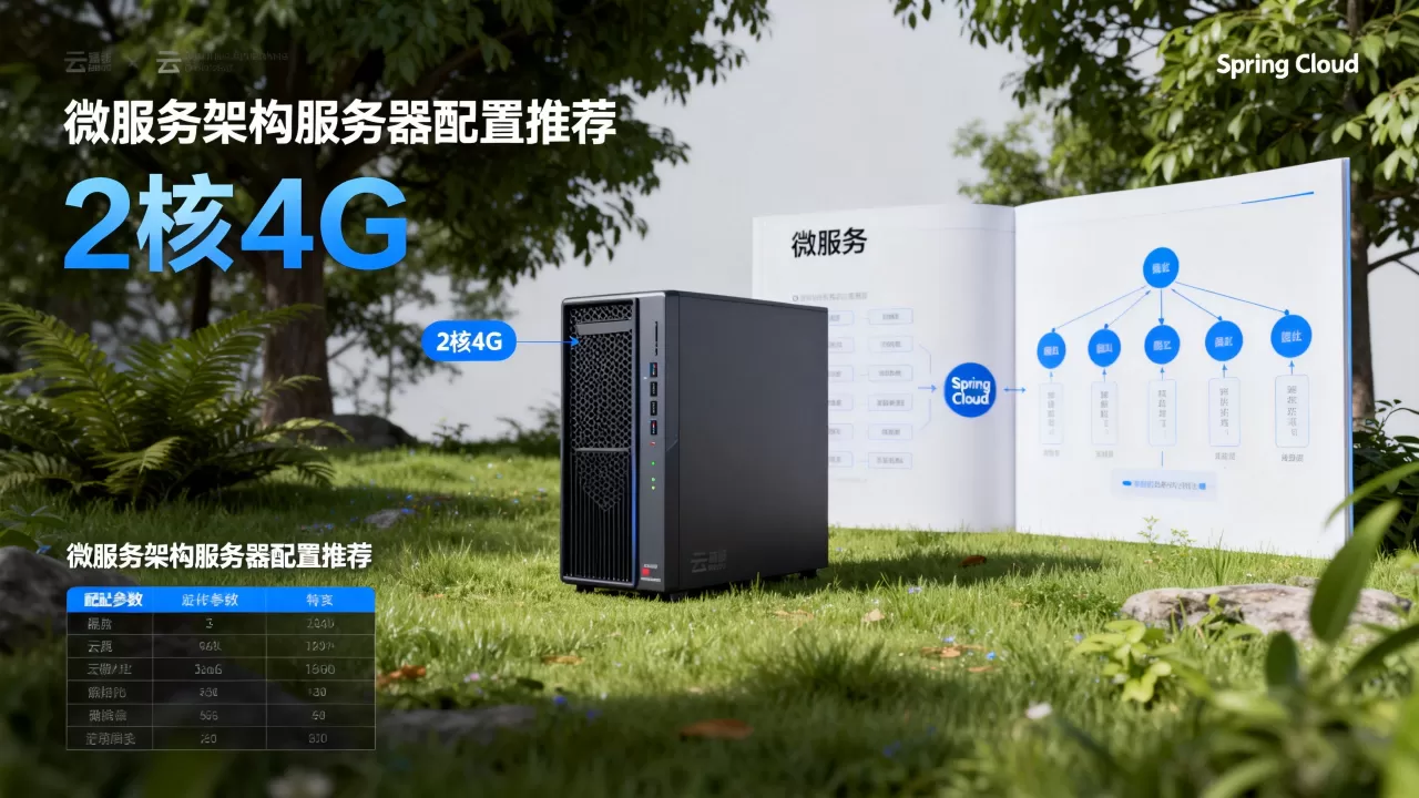 2核4G云服务器能跑Spring Cloud吗，微服务架构服务器配置推荐