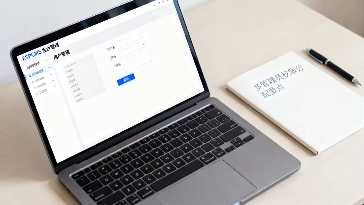 易思ESPCMS如何设置多管理员账户?多管理员权限怎么分配 易思ESPCMS如何设置多管理员账户?多管理员权限怎么分配