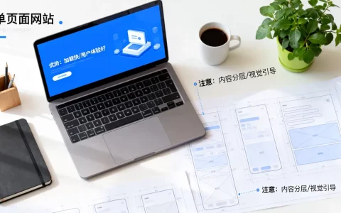 做单页面网站有哪些优势？单页面网站制作注意事项