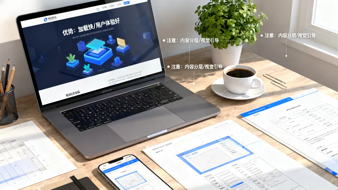 做单页面网站有哪些优势？单页面网站制作注意事项