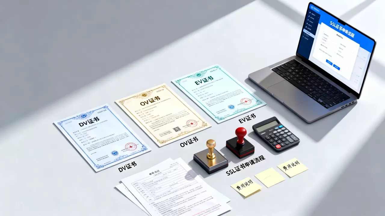 SSL证书DV/OV/EV有什么区别?SSL证书申请流程及费用 SSL证书DV/OV/EV有什么区别?SSL证书申请流程及费用