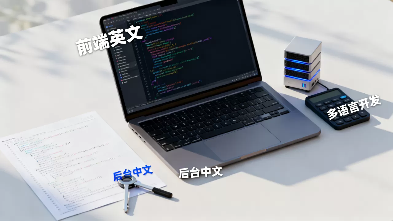 外贸网站如何做成前端英文后台中文？多语言网站开发费用多少