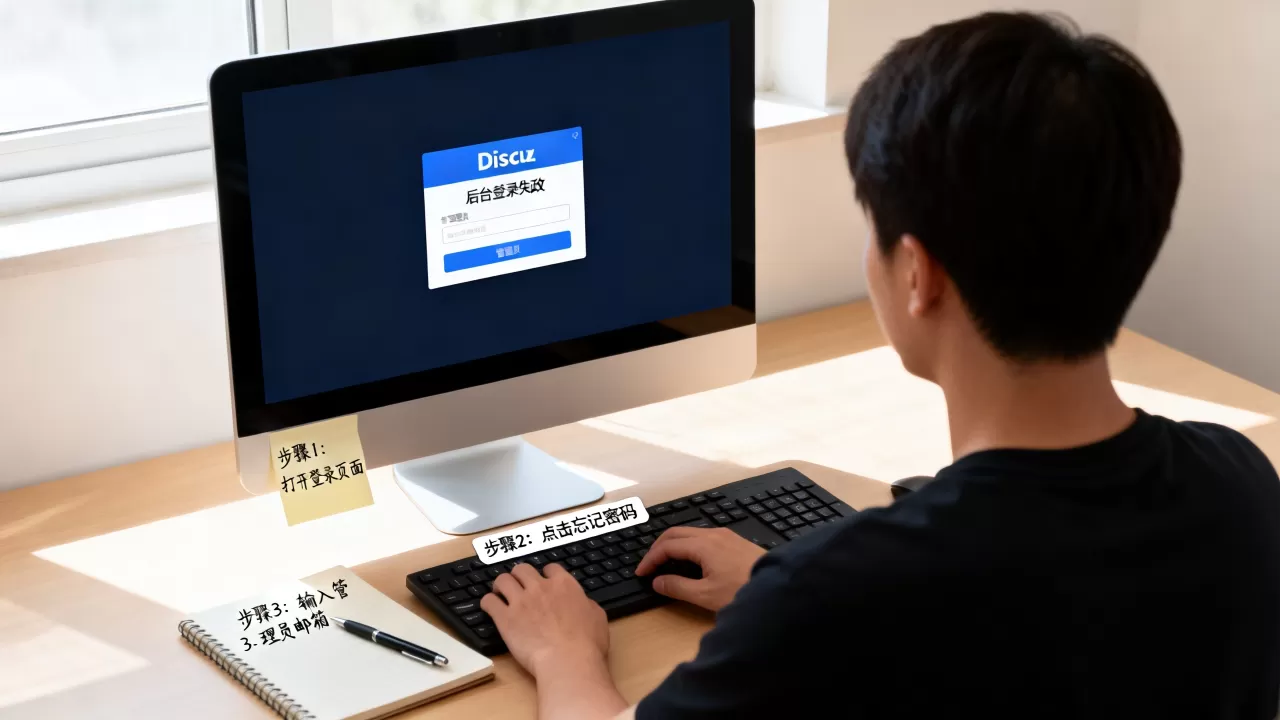 Discuz后台登录失败怎么办?管理员密码重置教程 Discuz后台登录失败怎么办?管理员密码重置教程